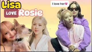 How much do Lisa loves Rosie???🌈🥰💙💛#chaelisaisreal #chaelisa #chaelisamoments #lichaeng