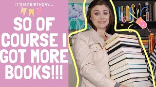 BIRTHDAY/BOOK HAUL//a stack of books-horror, fantasy, romance, plus a few other goodies I was gifted