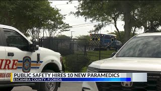 Escambia County hires 10 new paramedics to help with staffing shortages