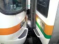 浜松駅 211系に313系が連結するシーン