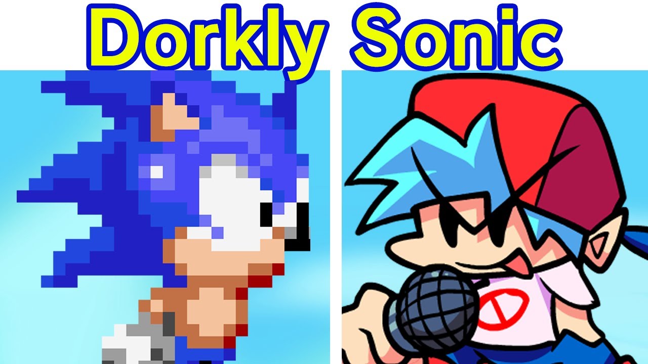 Friday Night Funkin' VS Dorkly Sonic + Cutscenes | Sonic For Hire Song ...