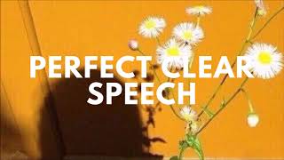 Perfect Speech || Subliminal