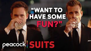 Mike and Harvey's Vodka Bidding War | Suits