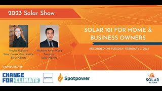 Solar 101 for Home & Business Owners (2023 Solar Show)