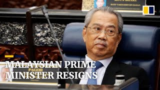 Malaysian Prime Minister Muhyiddin Yassin resigns after losing majority support in parliament