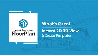 FloorPlan Key Feature - Instant 2D 3D View \u0026 Create Templates