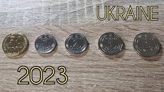 Регулярные монеты 2023 года Украина  Ukraine 2023 regular coins