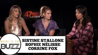 Sistine Stallone, Corinne Foxx, and Sophie Nélisse Talk First Feature Film 47 Meters Down: Uncaged