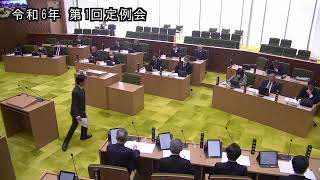 令和６年第１回（３月）国東市議会定例会 開会・議案上程・提案理由説明