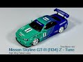 Unboxing Time Micro 1:64 Nissan Skyline GT-R R34 Z-Tune - High Wing Falken Livery @TheOpenBox858 #54