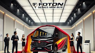 The Foton T-Series Mini Bus in black combines sleek design with dependable performance,