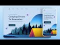 Responsive Website Using HTML CSS & JavaScript | Camping Website