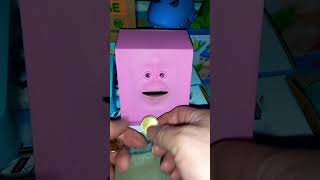 LUCKY FACE EATER ASMR SWALLOWED COIN #toys #shortvideo #asmr #funny #trending #satisfying