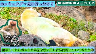 横浜ズーラシア🦁動物園初上陸‼️動物を見て思い出すボルネオ島旅〜守ろう自然〜