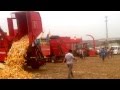 The user trial driving new corn harvester in the 2015 BOYO exhibition –part 2