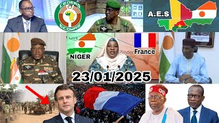 Labaran Hausa 23/01/2025  Niger🇳🇪 Asirin Faransa🇫🇷 ya Tonu da ECOWAS Salihou Mody ya Tona Asirinsu..