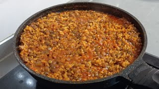 Yeşil Mercimekli Bulgur Pilavı Tarifi Müceddere Pilavı Nasıl Yapılır?