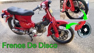 COMO ADAPTAR FRENOS DE DISCO PARA HONDA SUPER CUB C50 C70 C90