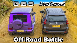 AMG G63 vs Toyota Land Cruiser: OFF-ROAD RACE & BATTLE