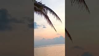 സൂര്യാസ്തമയം അതിമനോഹരമായ കാഴ്ച A beautiful sunset view from a small island in Lakshadweep #island