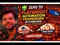 Zero to Playwright Automation Framework in 5 Minutes | AI + POM  + API + CI/CD | QA SDET