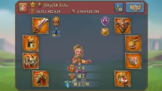 王國紀元Lords Mobile 71區SKy大帝戰 || 第一控號手KW好哥開場和結束的紀錄片‼️💯