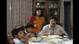 Mammootty and family  { 1990 }