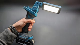 Makita 18V Worklight Flashlight Torch Review & Brightness Test - DML816