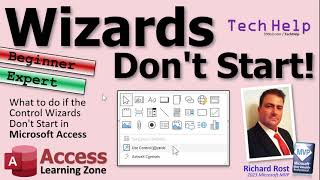 What to do if the Control Wizards Don't Start in Microsoft Access