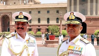 Admiral Dinesh K Tripathi assumes charge as Indian Navy chief