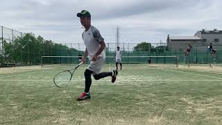 2023大阪府社会人選手権大会55準決勝🎾尾野•御内3-④錦野•佐々木 2023.6.4