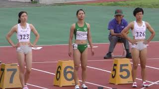 群馬県選手権陸上 2019 女子100m決勝 Gunma Athletics Championsip Women's 100m Final