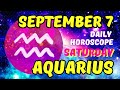 Aquarius ♒ 🍀 𝐋𝐮𝐜𝐤 𝐈𝐬 𝐅𝐚𝐯𝐨𝐫𝐢𝐧𝐠 𝐘𝐨𝐮 - 𝐓𝐚𝐤𝐞 𝐀 𝐋𝐞𝐚𝐩! 🎯Horoscope For Today September 7, 2024 | Tarot