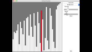 [DEV] Sorting Algorithm Visualizer (Python TKinter)