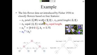 許志華，最佳化和機器學習 9-2 Optimal Classification Trees with Parallel Splits