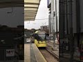 Manchester Metrolink Tram 3043 and 3018 arriving in to Manchester Victoria