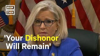 Rep. Liz Cheney to Republicans: 'Your Dishonor Will Remain'