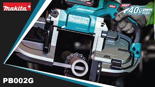 Makita PB002G - Tragbare- Akku-Bandsäge/Scie à ruban portable 40Vmax