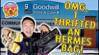 OMG, I THRIFTED AN HERMES BAG!!!!!