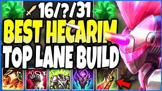 *NEW META* TANK HECARIM TOP LANE MONSTER 🔥 BEST SEASON 10 HECARIM BUILD 🔥 LoL Top Heca s10 Gameplay