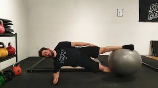 Stability Ball (SB) Side Plank