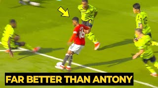 Amad Diallo recreates MESSI dribbling skills as he bypasses four Arsenal players | Man Utd News