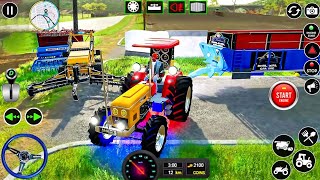 Real Indian Tractor Farming Simulator - Grand Farming Transport Walkthrough #game Android GamePlay