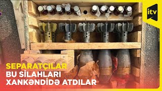 Xankəndidə xeyli sayda tələ qurğular, silah-sursat aşkarlanıb