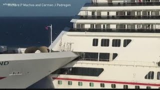 Cruise ships collide in Cozumel, Mexico