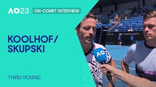 Koolhof/Skupski On-Court Interview | Australian Open 2023 Third Round