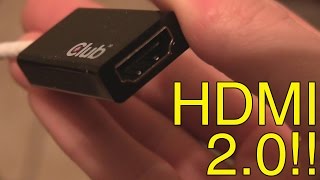 Club3D Displayport 1.2 to HDMI 2.0 adapter review - CAC-1070