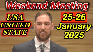 Weekend Meeting United State