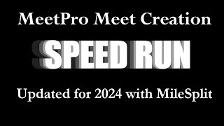 MeetPro - Meet Setup - Under 90 seconds - Updated for 2024