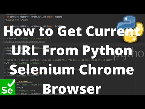 Python Selenium Tutorial 7 How To Get Current Url From Python